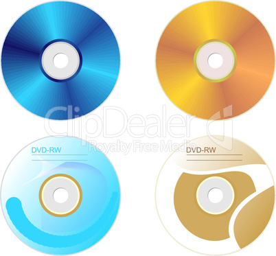 Set DVD disk with both sides
