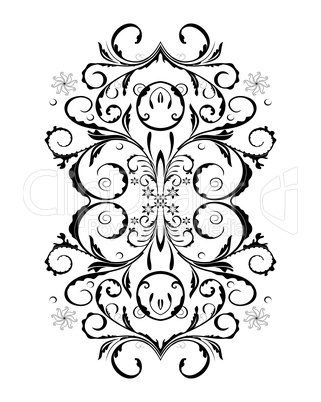 Ornament In flower style