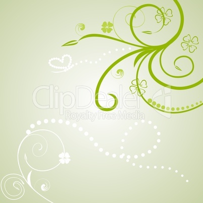 Floral background for design