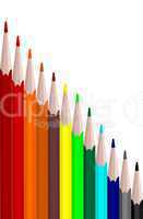 Colors set pencils