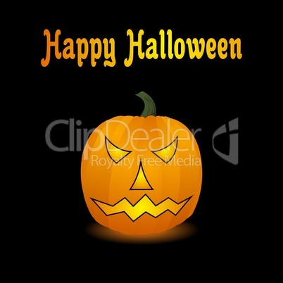 Halloween pumpkin. Vector