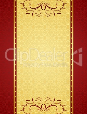 Gold background for design of cards and invitation