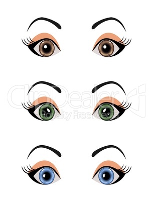 set female eyes