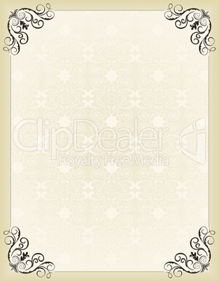 Illustration vintage background card for design