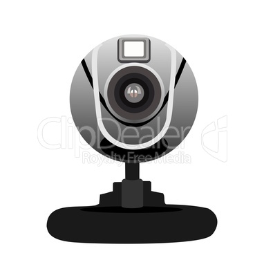 Realistic illustration of web camera