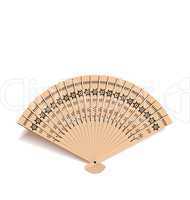 wooden oriental fan