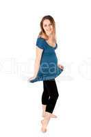 Happy Pregnant Woman Fashion