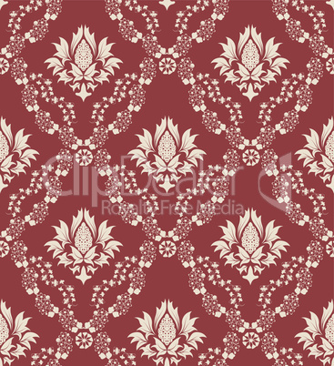 seamless damask pattern