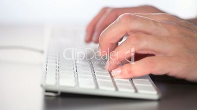 Typing Computer Keyboard