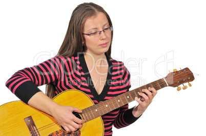 Girl with guitar