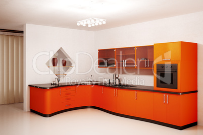 Kitchen 3d render