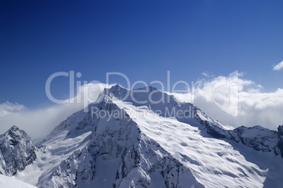 View from the ski slope