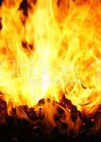 Das lodernde Feuer - The burning hot Fire