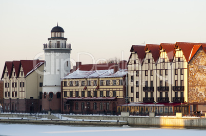 Ancient buildings in Kaliningrad