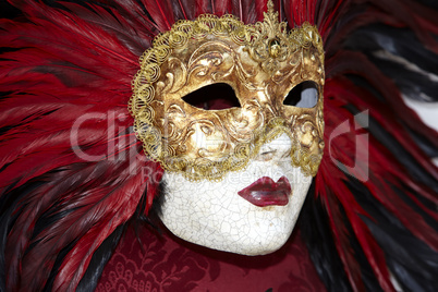 Venezianische Maske Nahaufnahme
