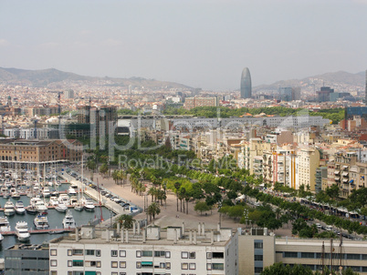 Cityscape of Barcelona