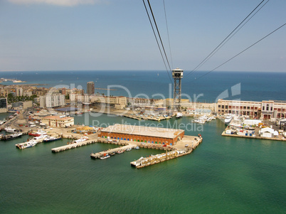 Port Vell harbor area