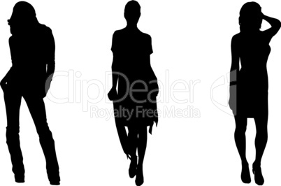 Female silhouettes