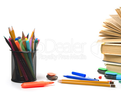 Office supplies and books