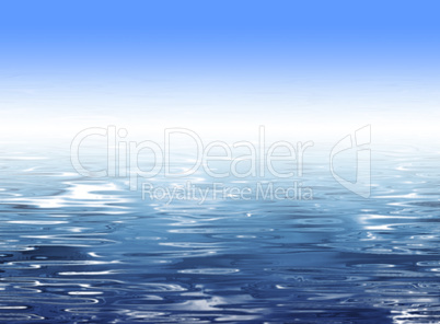 Wasser und Meer - clear sea water
