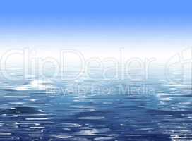 Wasser und Meer - clear sea water