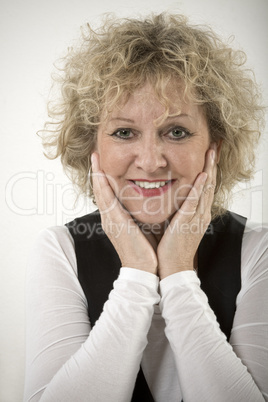 Portrait of attractive middle aged lady