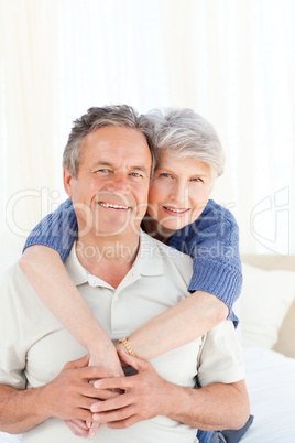 Senior couple looking at the camera Senior couple looking at the camera