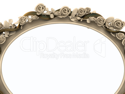 Decorative wooden mirror