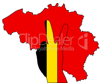 Belgisches Handzeichen