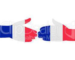 Französischer Handschlag