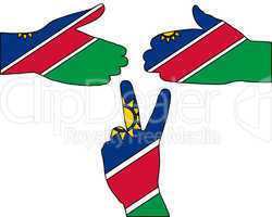 Namibia Handzeichen