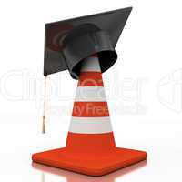 Bachelor's hat and cone