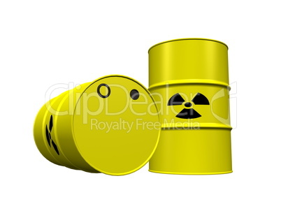 Nuclear Waste Barrels