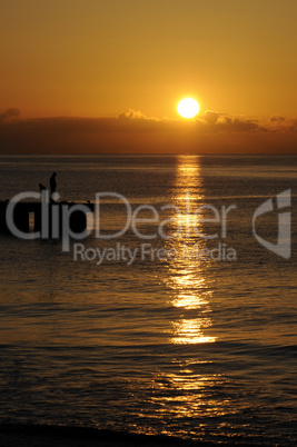 Sonnenaufgang am Meer