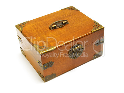 Old wooden box