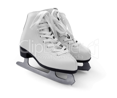 White figure ice skates