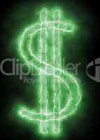 spark lightning dollar sign