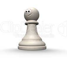weiße schachfigur bauer