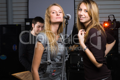 Woman at concert