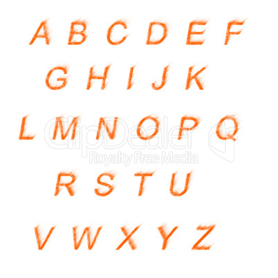 ABC  Bunststift orange