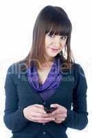 Girl with mobile phone