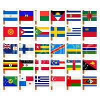 World flag icons set 7