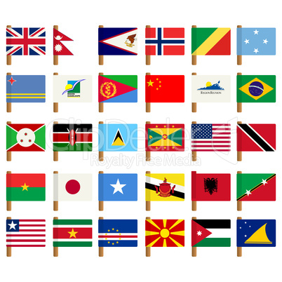 World flag icons set 5
