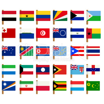 World flag icons set 4