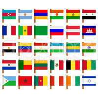 World flag icons set 2