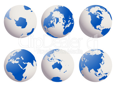 earth globes set