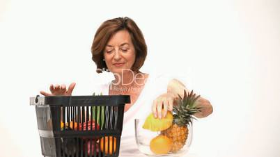 Einkauf von Obst und Gemüse