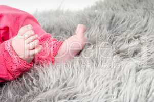 Body parts: baby feet