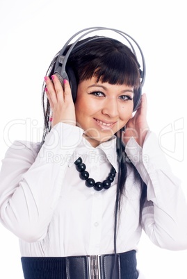 Woman listening music