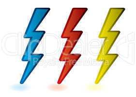 Lightning bolts